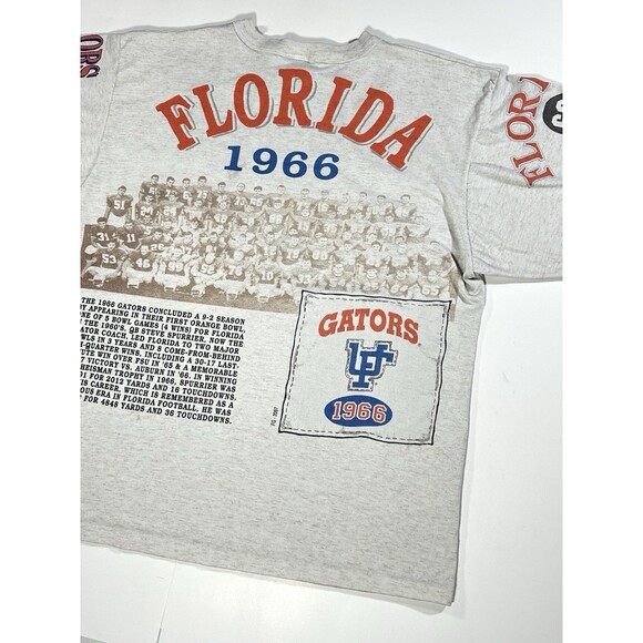 Vintage Long Gone Garan University Of Florida Gators UF 1966 Sweater Shirt Large - Picture 14 of 15